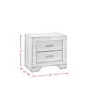Nathan - Nightstand - Gray Oak Finish