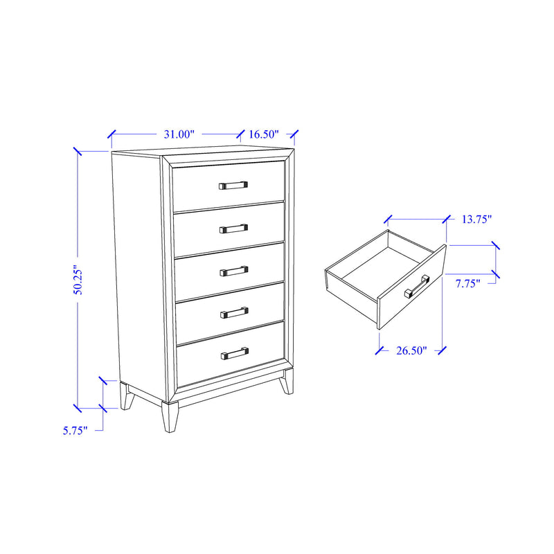 Mirage - 5 Piece Bedroom Set