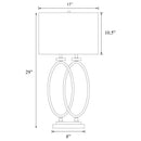 Izuku - Rectangular Shade Table Lamp - Brush Nickel - Atlantic Fine Furniture Inc