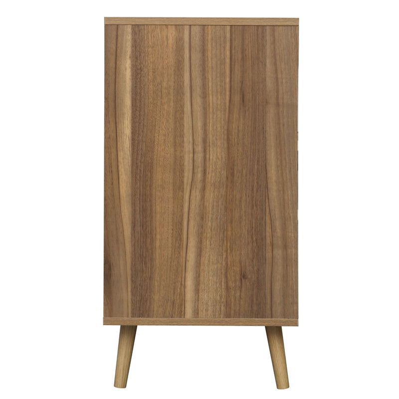 3 Drawer Cabinet, Suitable For Bedroom, Living Room, Study - Walnut