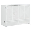 Murphy Bed With Large Drawer, USB Ports And Outlets