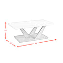 Greta - Rectangular Coffee Table - Gray