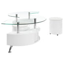 Buckley - Stool, Box 3 of 3 - White High Gloss