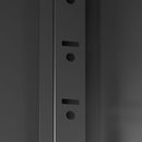 Metal Wall Mounted Tool Storage Cabinet With 2 Locking Doors, Adjustable Shelf, And Drawer