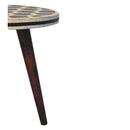 Inlay - Bone Tripod Stool - Honey Caramel