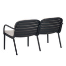 Luna - Outdoor Patio 3 Pieces Chat Set