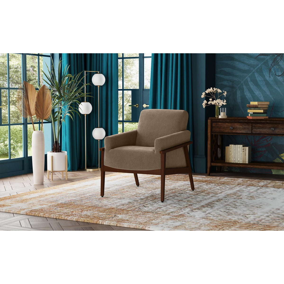 Ava Chair in Blue by Elements International, view 13