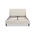 Aspen - Vertical Tufted Modern Headboard Platform Bed Set