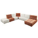 Loanna - Modular Loveseat - Beige Linen