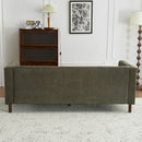 Upholstered Sofa Modern 3 Seater Sofa Couch With Tufted Design For Living Room