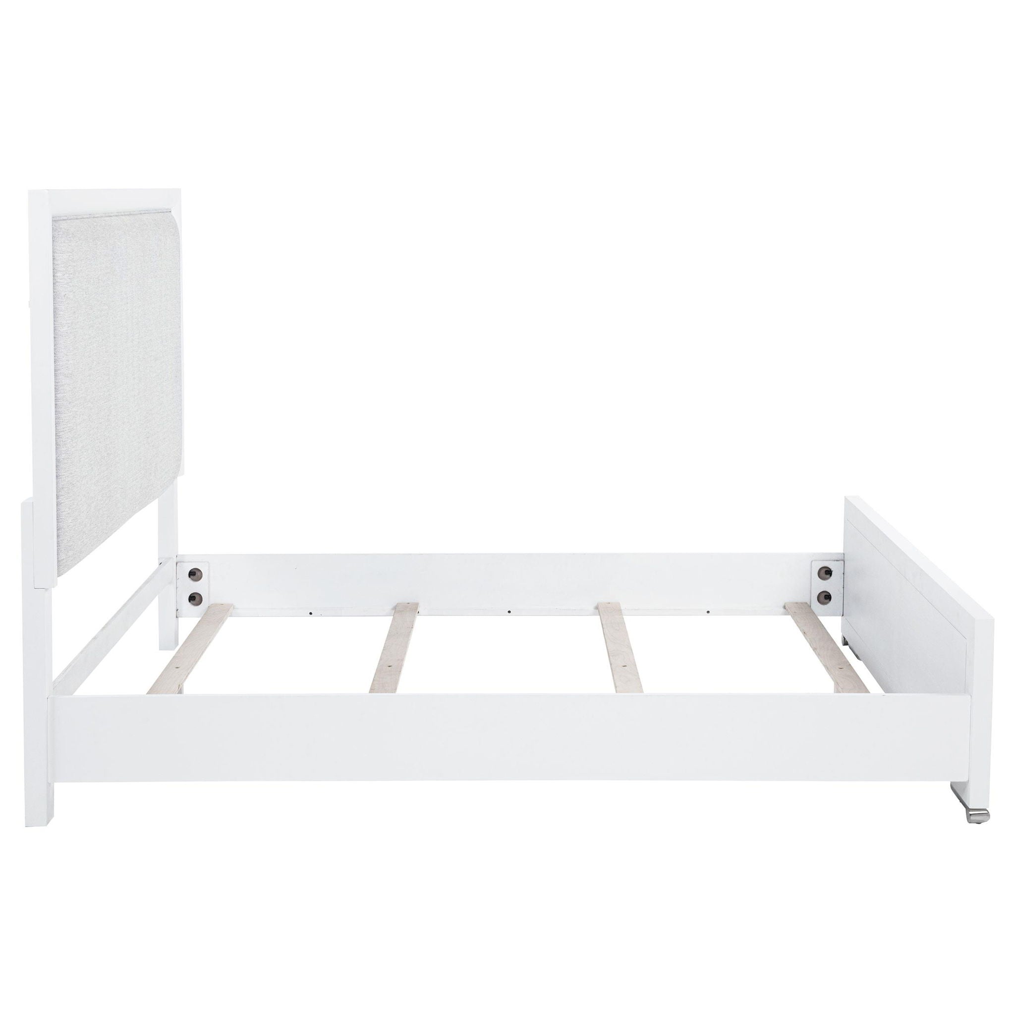 Gracemont 57-inch Queen Panel Bed Grey and White