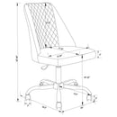 Althea - Upholstered Adjustable Home Office Desk Chair