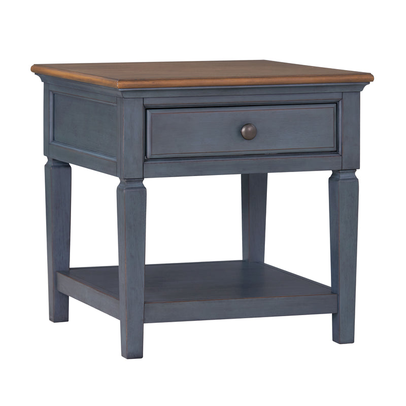 Americana - 24" End Table - Blue