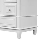 Freestanding Bathroom Vanity With Sink, Soft Close Door, 3 Drawers