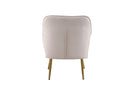 Modern Mid-Century Chair Tufted Sherpa Armchair For Living Room Bedroom Office