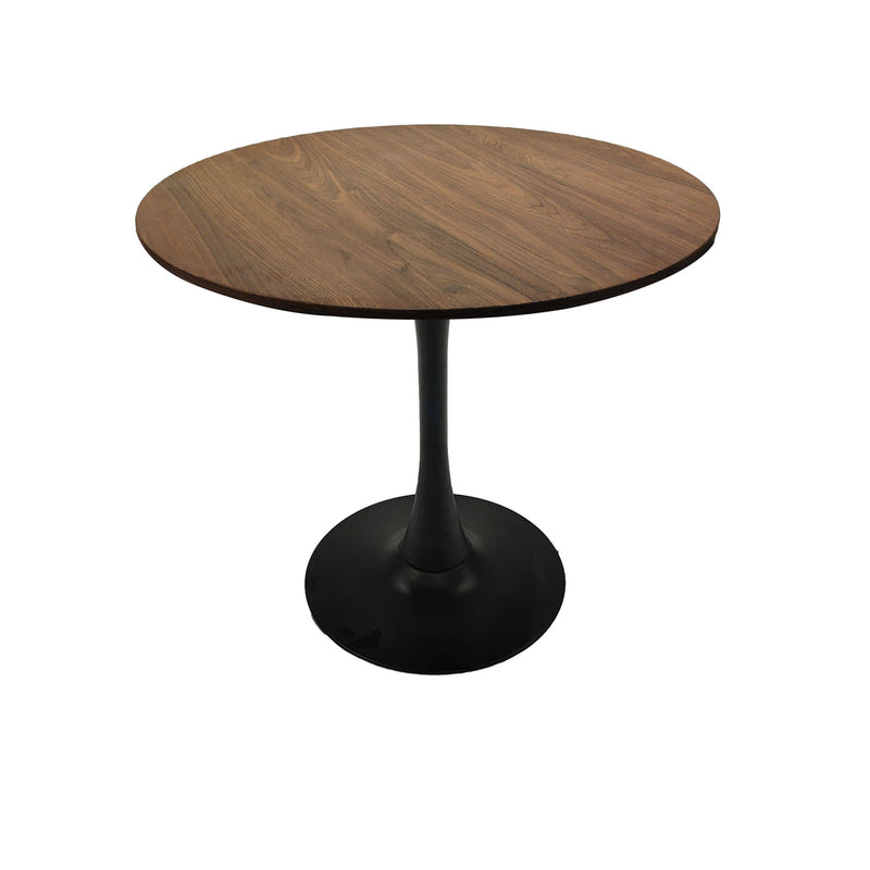 Mid-Century Round Dining Table With Pedestal Base For 2 - 4 People