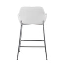 Daniella - Stylish Contemporary Fixed Height Counter Stool (Set of 2)