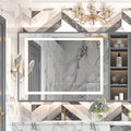 3000-6000K LED Bathroom Mirror With Lights, Anti-Fog Dimmable Lighted Wall Mounted Vanity Mirror Master Bath Modern Makeup (Only Mirrors, Not Cabinets) Horizontal & Vertical