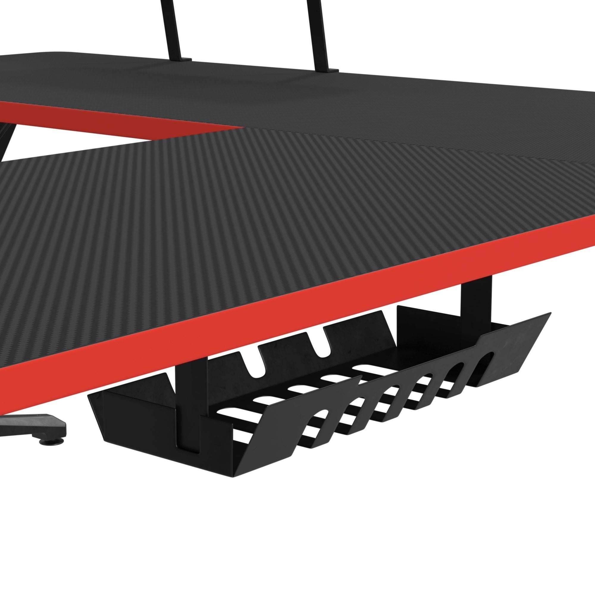 Waterside - L-Shape Desk - Black - Atlantic Fine Furniture Melbourne FL