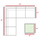 Seating Set With Cushions Handcrafted Wicker Design