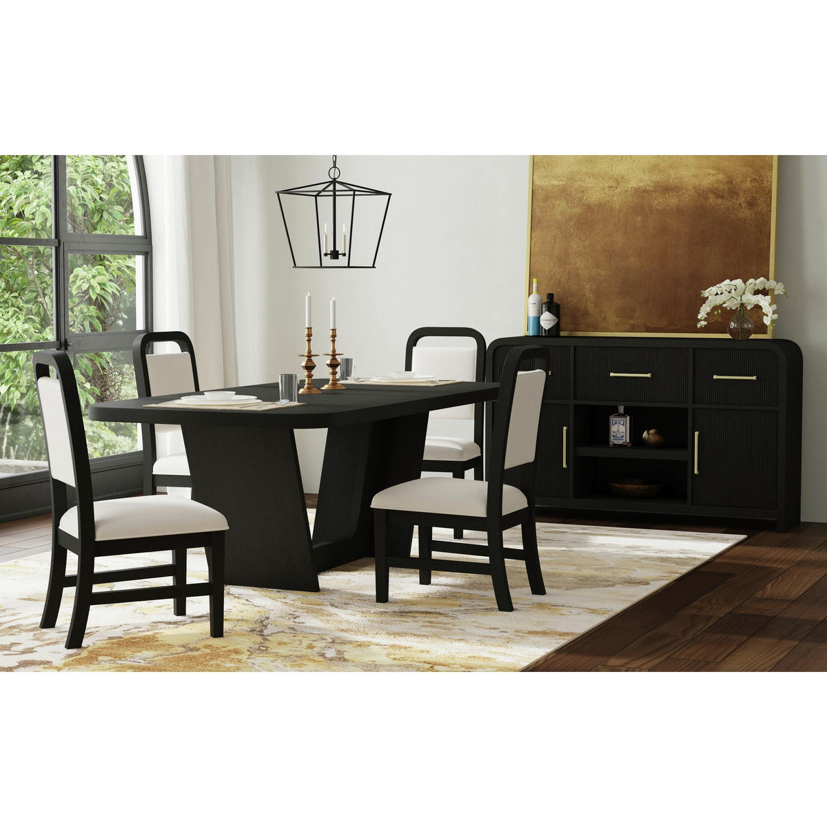 Ridgemont Server in Black by Elements International, view 16