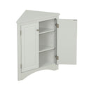 Triangle Bathroom Storage Cabinet With Adjustable Shelves, Freestanding Floor Cabinet For Home Kitchen