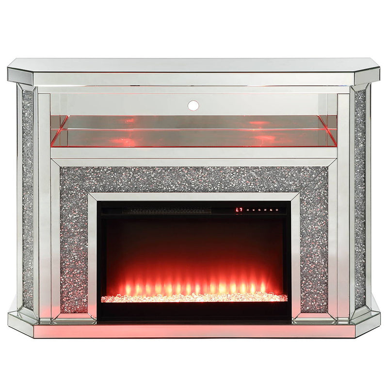 Noralie - Fireplace - Mirrored - 39" - Atlantic Fine Furniture Inc