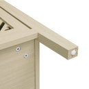 Hollowed Out Cabinet With 4 Doors, American Furniture, Suitable For Bedroom, Living Room, Study - Natural