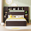 Bed With All In One Cabinet, Shelf And Sockets