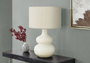 Lighting, Table Lamp, Contemporary - Cream