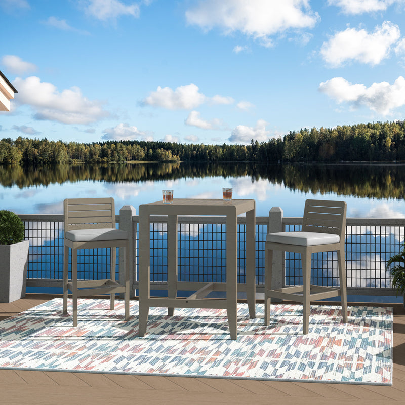 Sustain - Outdoor High Bistro Table And Two Stools