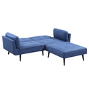 Nafisa - Sofa - Blue Fabric - Atlantic Fine Furniture Inc