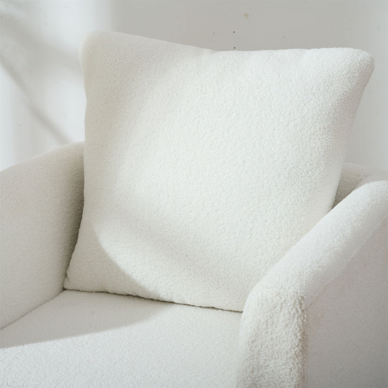 Modern Accent Upholstered Armchair With Pillow