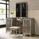 Skylar - Vanity Desk & Mirror - Dark Champagne