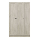 3 Door Shutter Wardrobe With Shelves