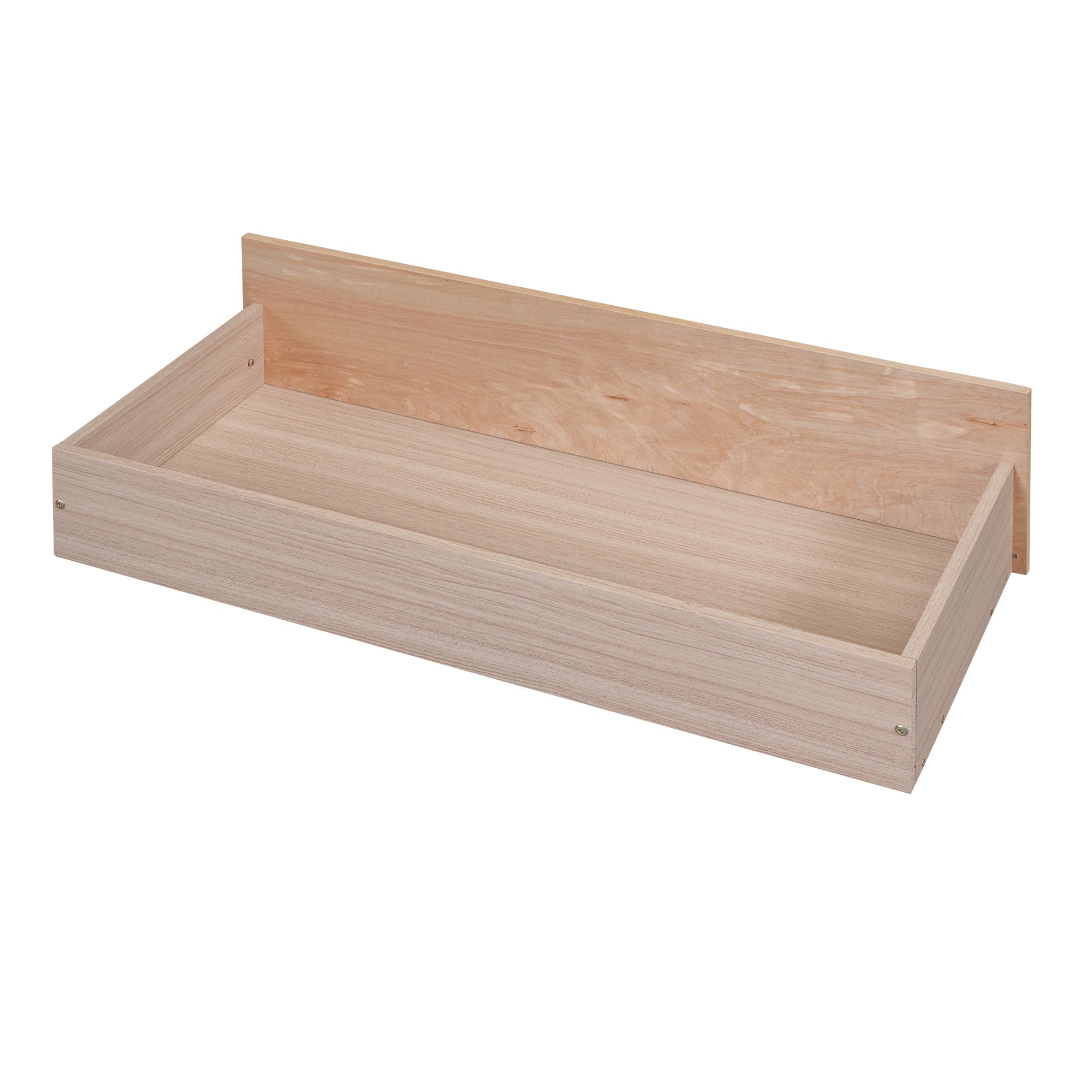 Twin Size Wooden House Bed with Drawers, Natural - Atlantic Fine Furniture Melbourne FL