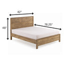 Albany - Bed Frame With Headboard, Heavy Duty Modern Rustic Design