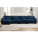 Super Comfort Oversized Modular Sectional Sofa With Movable Ottoman