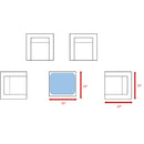 Outdoor Patio Chair Set For Patio With Foam Cushions