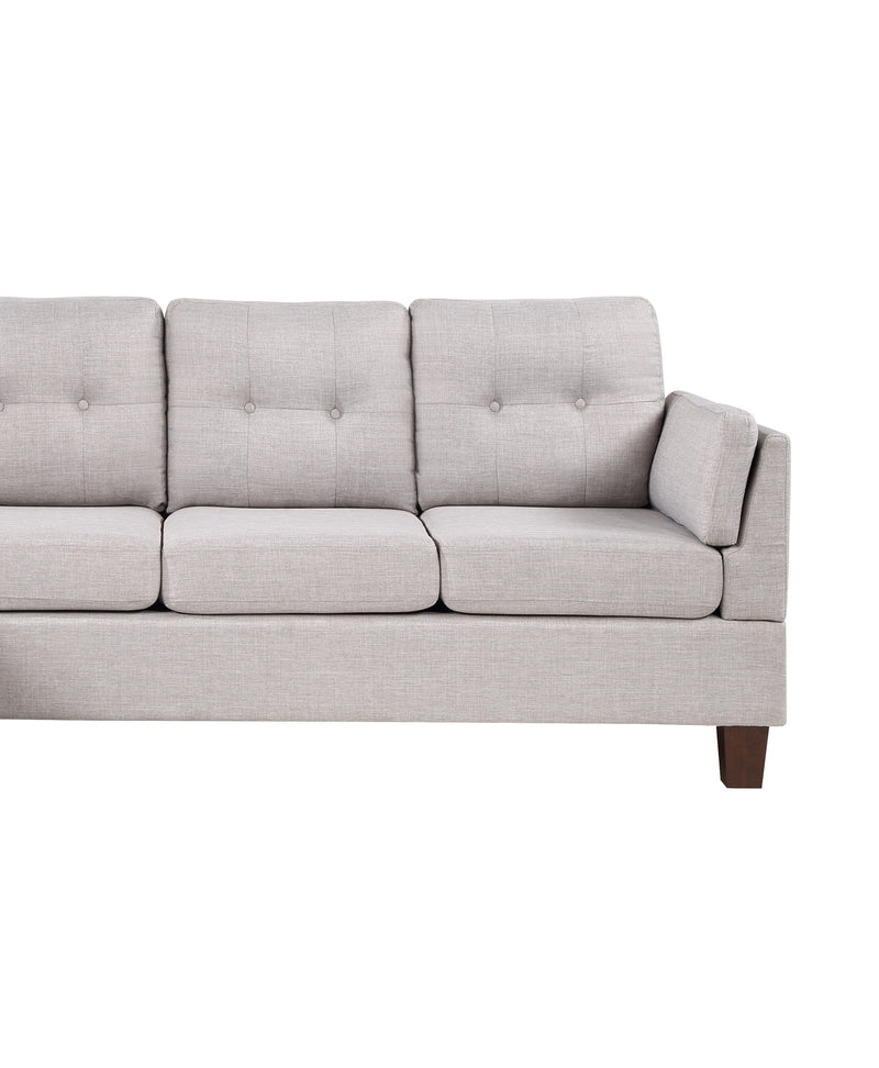 Dalia - Linen Modern Sectional Sofa With Chaise