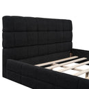 Upholstered Platform Bed With Headboard
