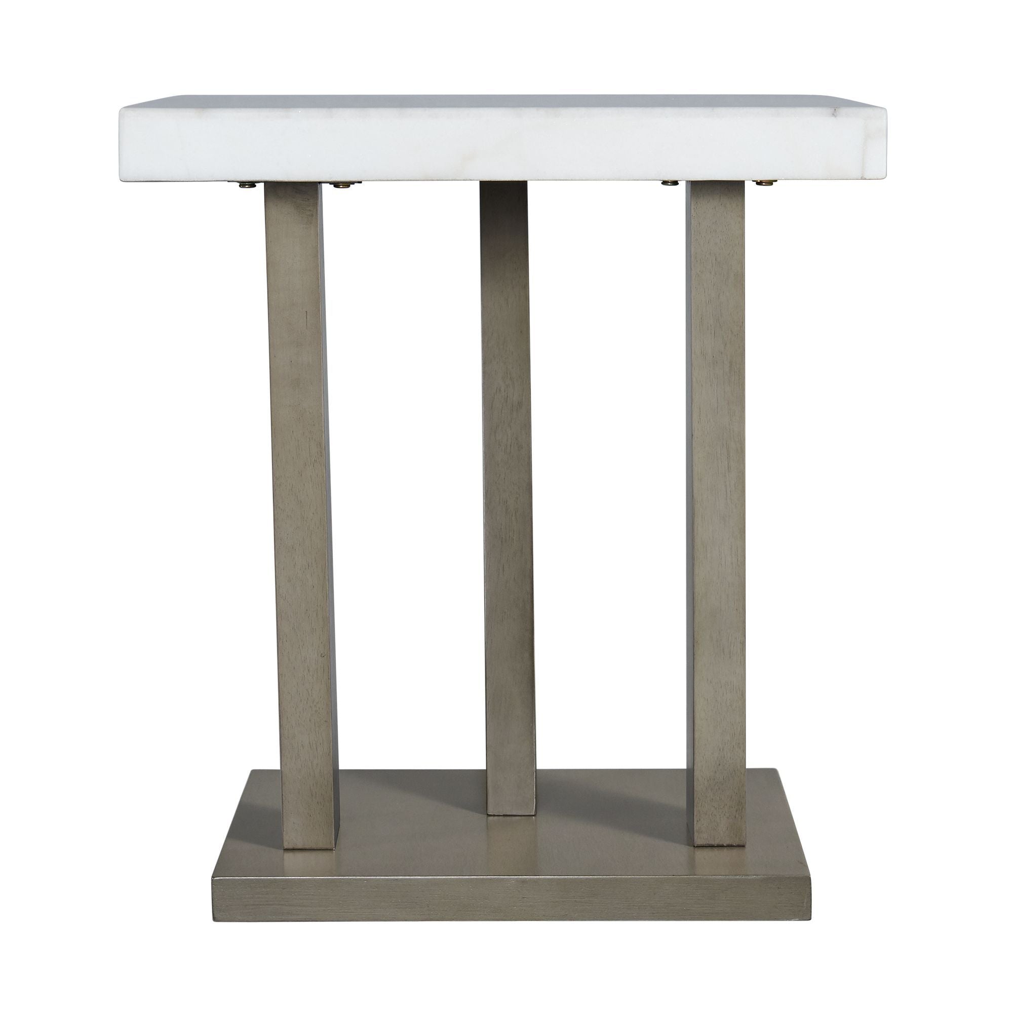 Greta - 2 Piece Occasional Table Set (Coffee Table And End Table) - Gray