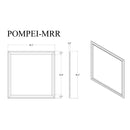 Shaker - Crocodile Metallic Mirror