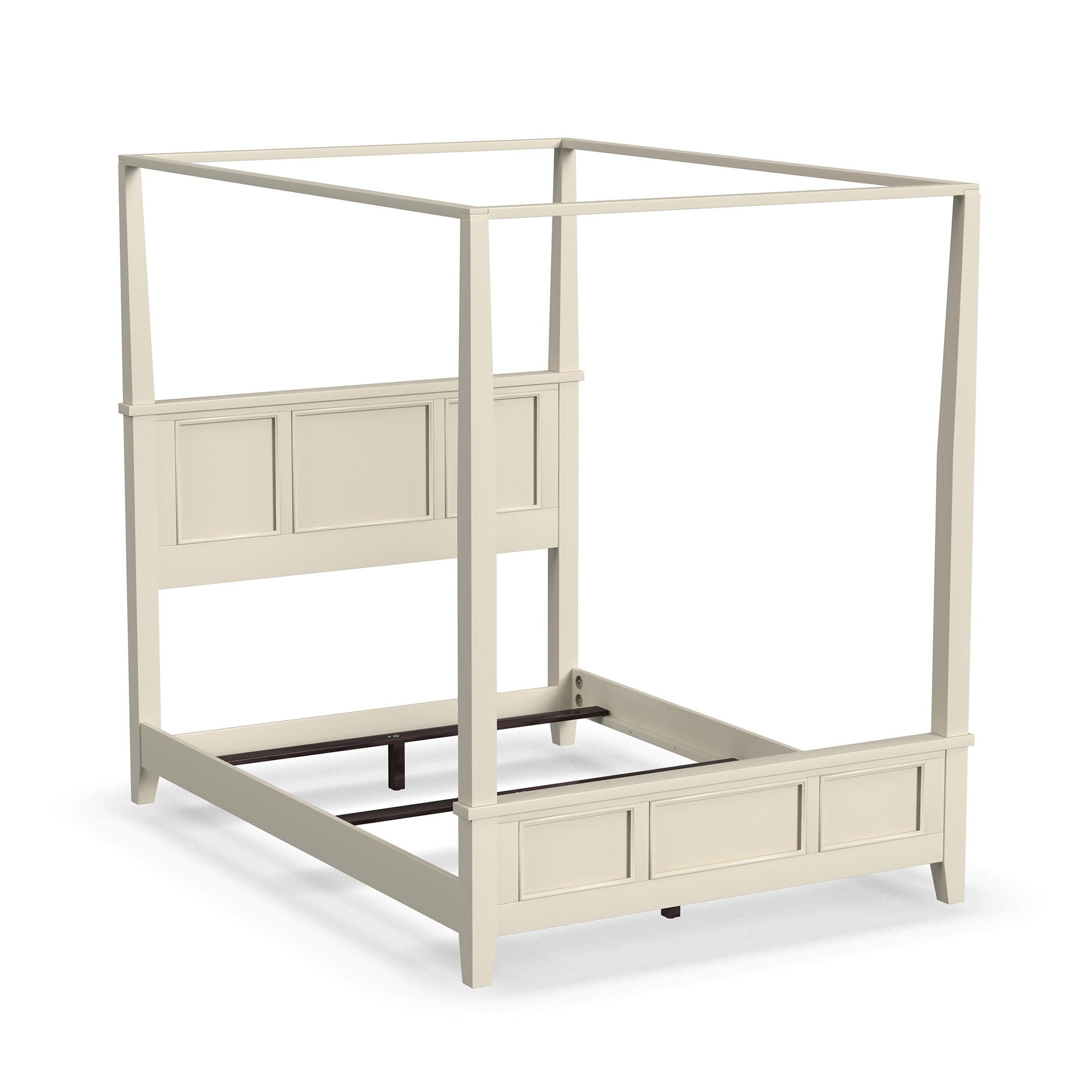 Naples - Queen Canopy Bed - White