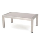 Outdoor Coffee Table Aluminum And Glass