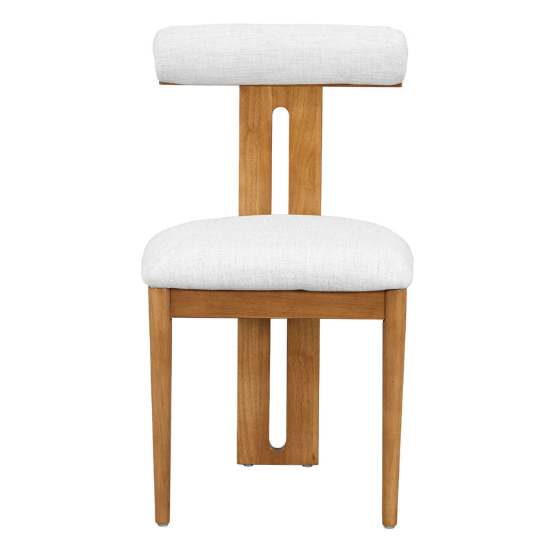 Mid-Century Modern Table Set For 6 Persons With 4 Chairs And Bench, Padded Seats And Backrest
