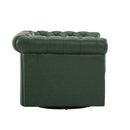 Chesterfield Style Swivel Club Chair With Button Tufted