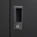 Metal Storage Cabinet With Locking Doors And Adjustable Shelf, Folding Filing Storage Cabinet, Folding Storage Locker Cabinet For Home Office, School, Garage