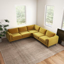 Amber - Velvet Corner Sectional Sofa