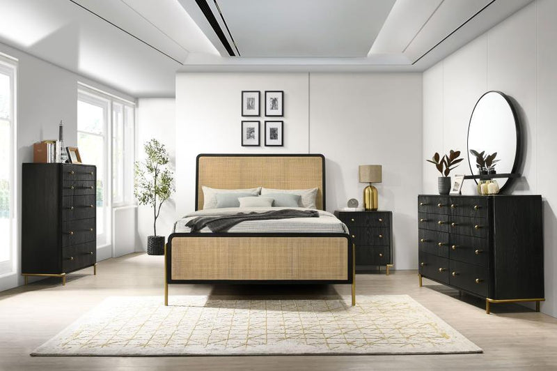 Arini - Rattan Panel Bed